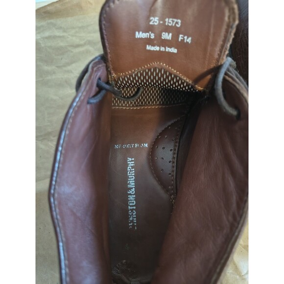 Johnston & Murphy Copeland Brown Sheepskin Leather Chukka Boots Sz 9 main image 4